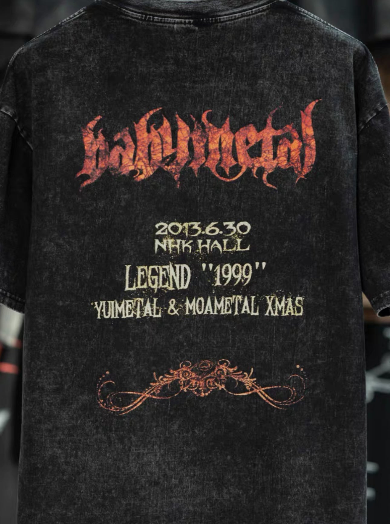 BABYMETAL Washed Vintage Graphic T-Shirt (100% Cotton) – Unisex Streetwear Tee